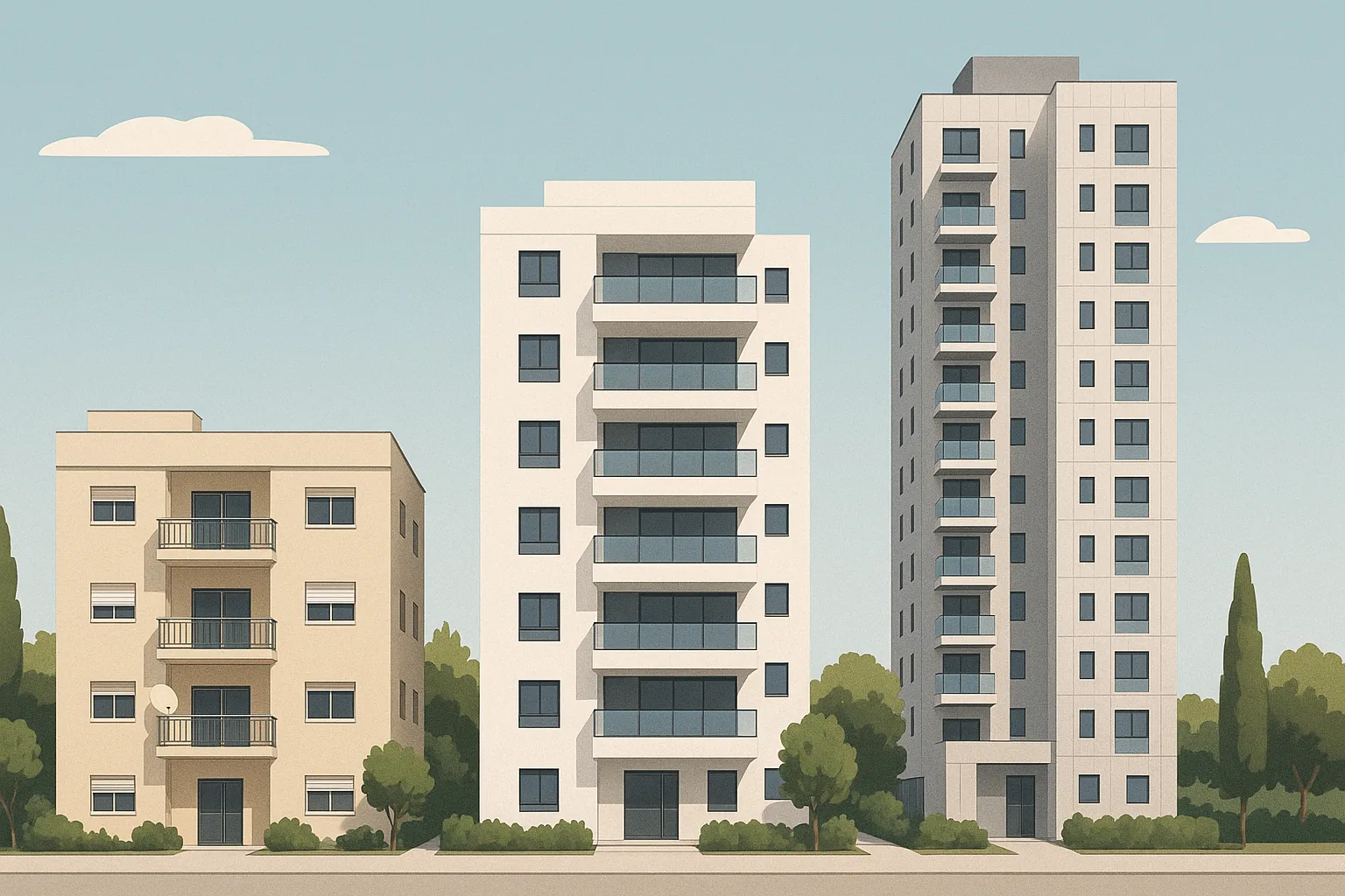 תיקון 163 - שלוש קטגוריות הרחבת ממד