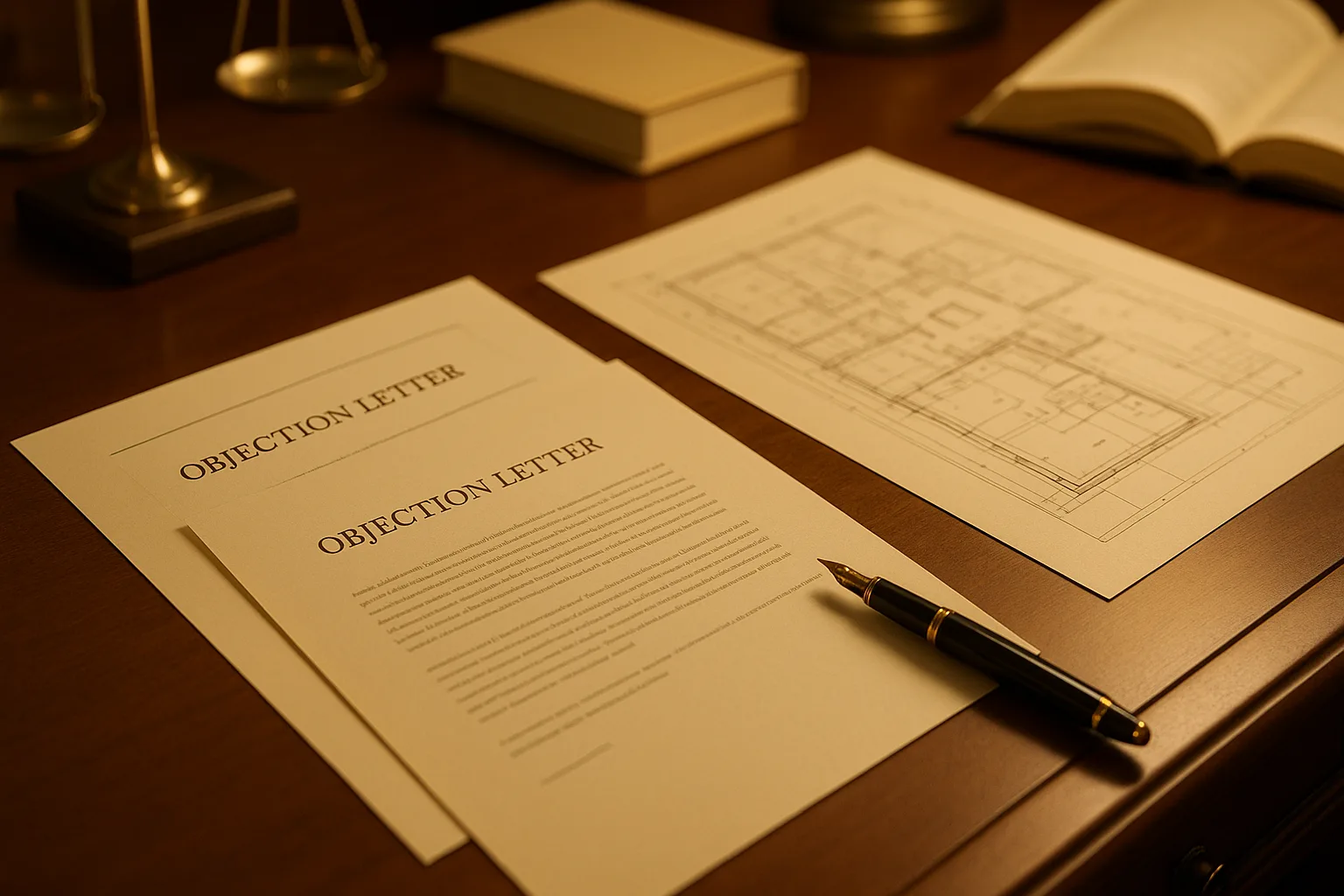 מכתב התנגדות לבנייה - דוגמא מלאה